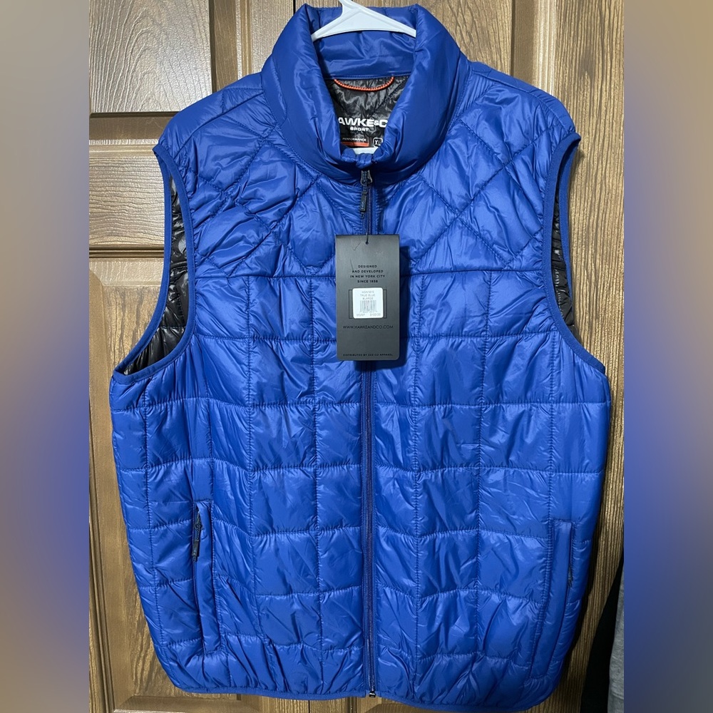 Hawke&Co pro series outerwear TRUE BLUE Size XLarge Men’s vest puffer jacket